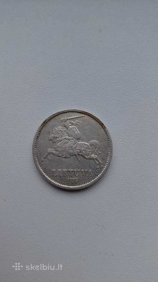 10 litų 1936 m. Vytautas - nuotraukos Nr. 2