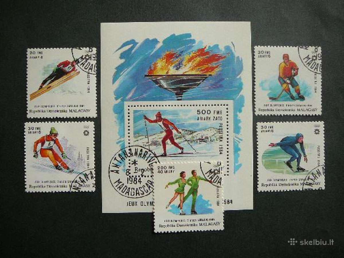 Olimpines ziemos Madagaskaras 1984 antsp. mdg784
