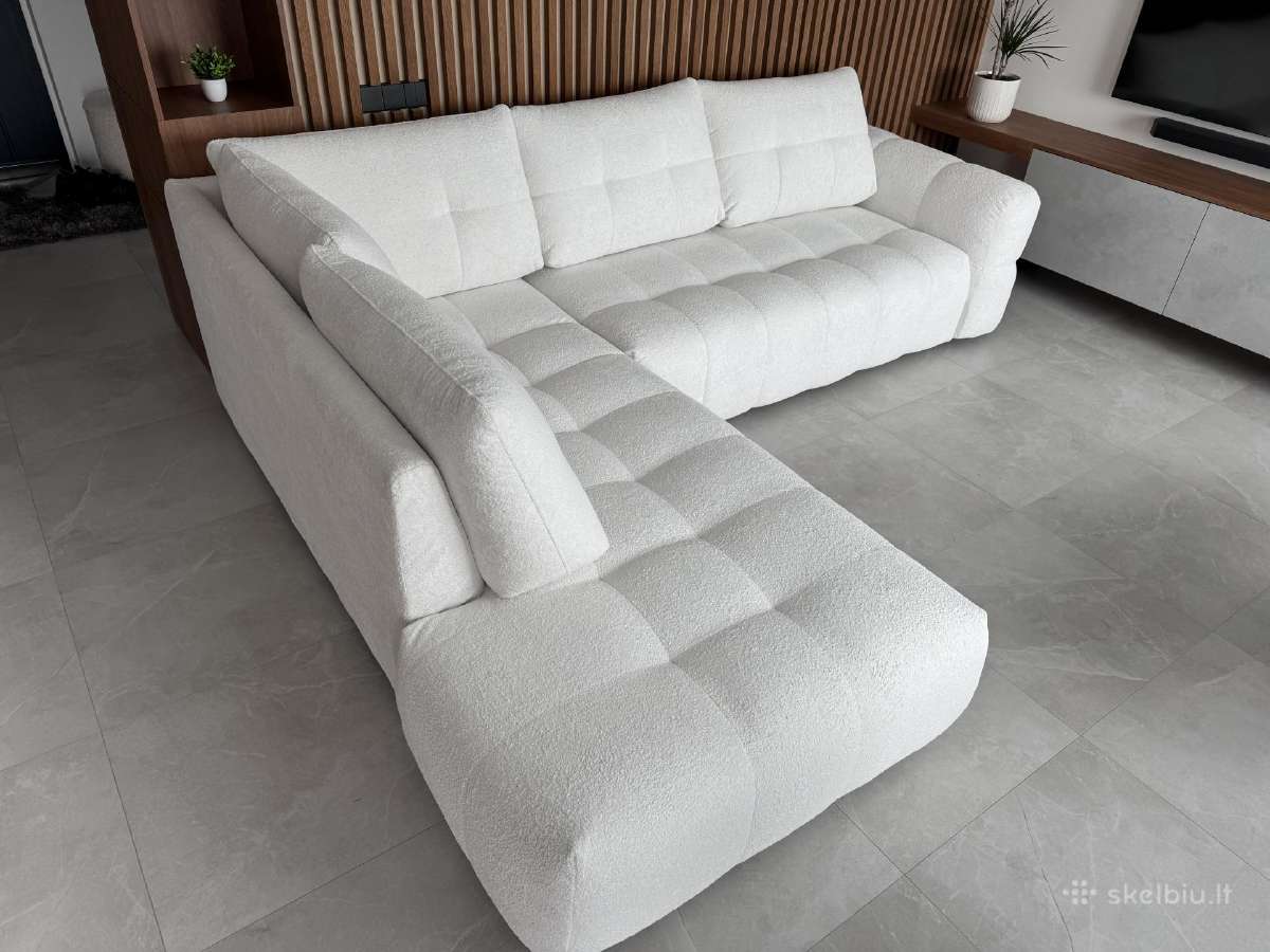 Nedaug naudota didelė kampinė sofa - nuotraukos Nr. 2