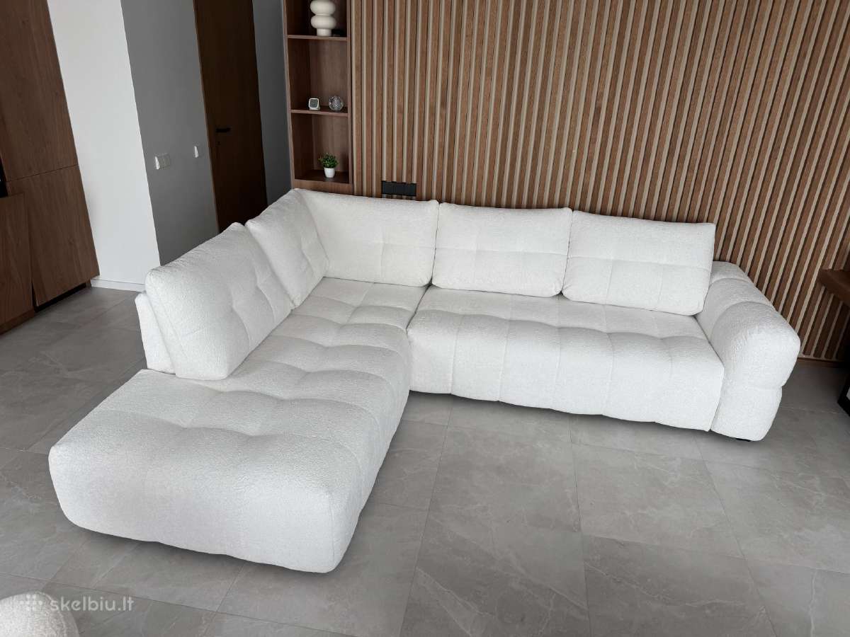 Nedaug naudota didelė kampinė sofa - nuotraukos Nr. 3