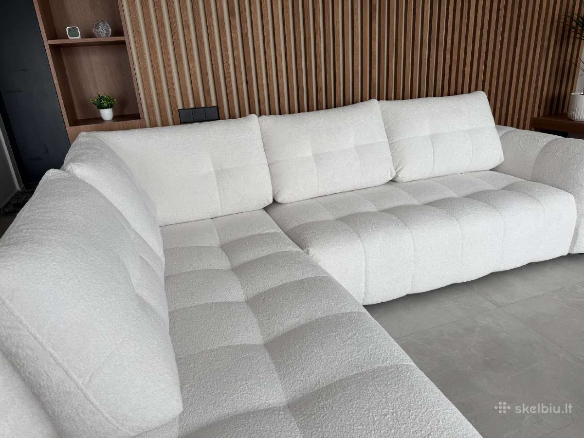 Nedaug naudota didelė kampinė sofa - nuotraukos Nr. 5