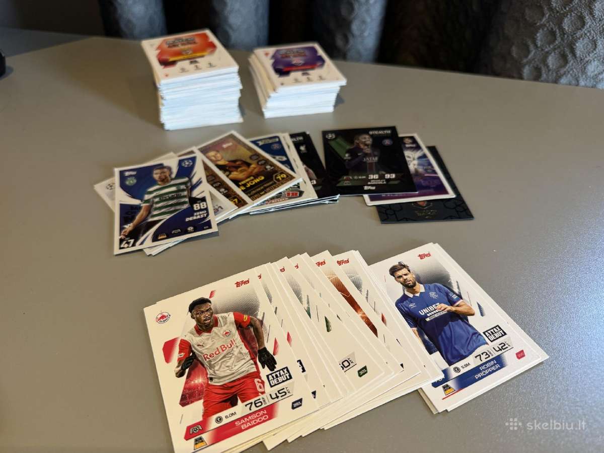 Topps Match Attax 2025-2026 futbolo kortelės - nuotraukos Nr. 2