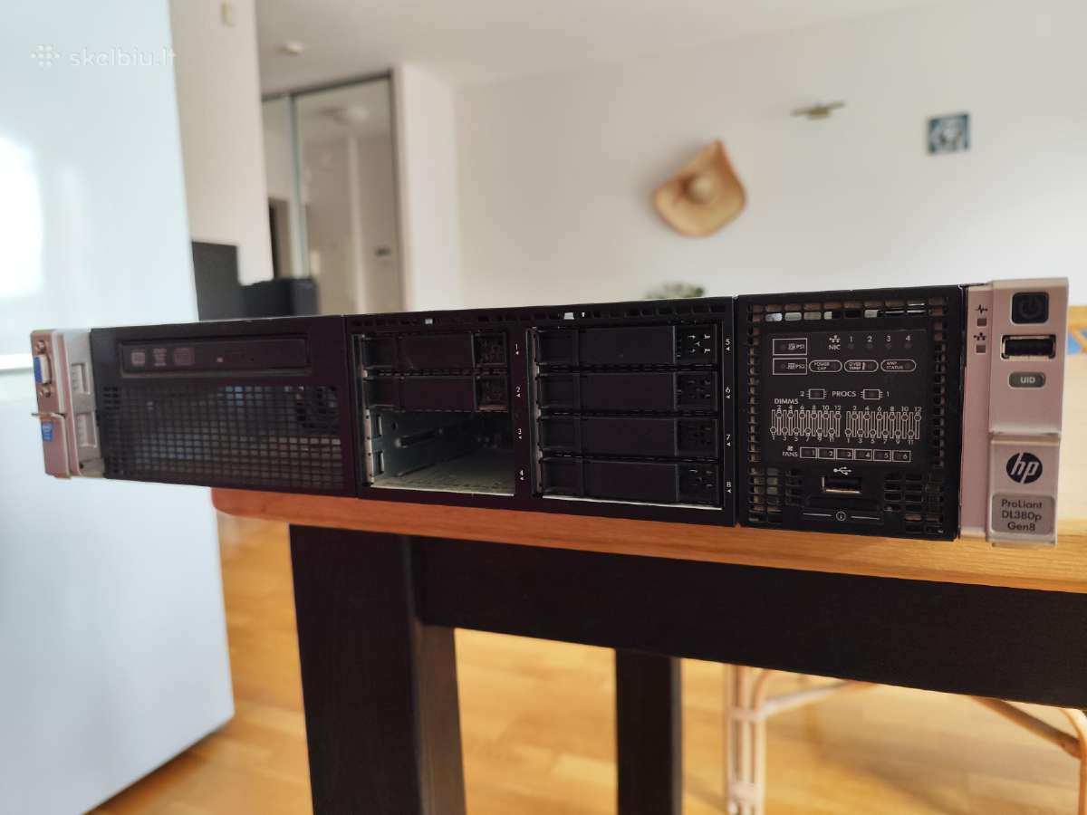 Serveris Hp Dl380p Gen8 1 Cpu 16gb RAM 2u
