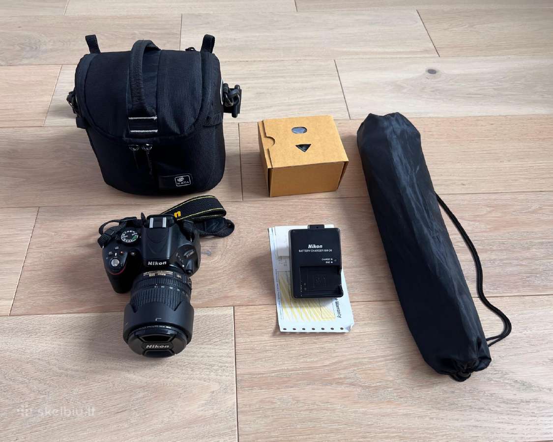Nikon D5100 fotoaparatas su 18-105 Vr objektyvu - nuotraukos Nr. 2