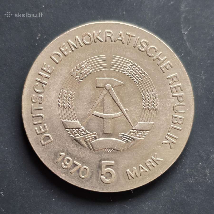 Vokietija VDR 1970 5 Mark Rentgenas - nuotraukos Nr. 2