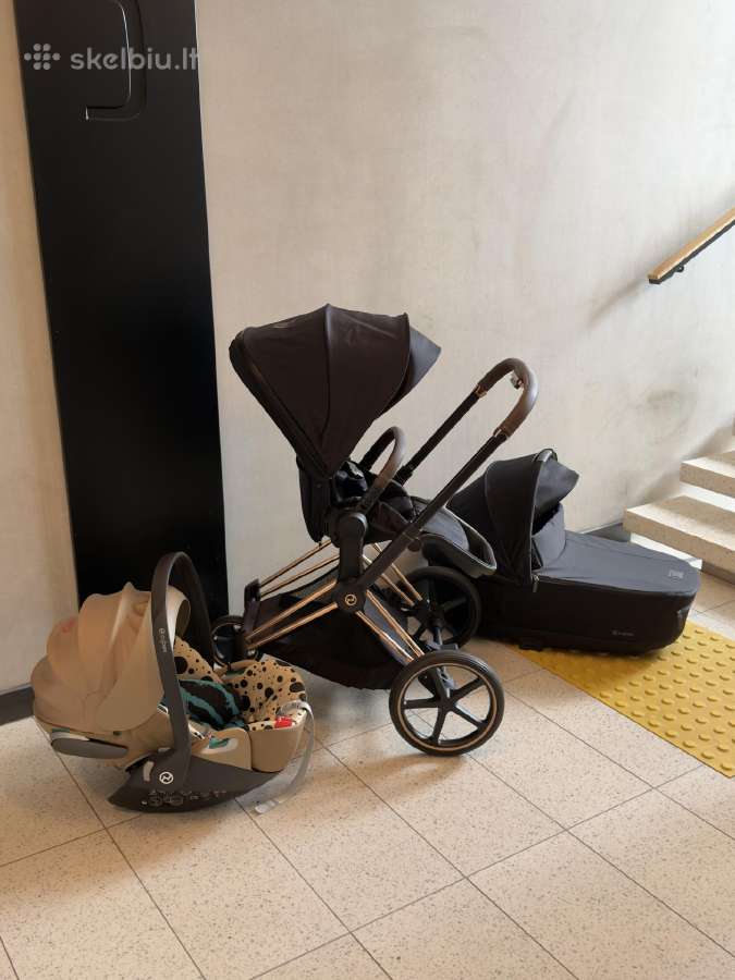 Cybex priam V4 3in1 Rose gold važiuoklė - nuotraukos Nr. 3