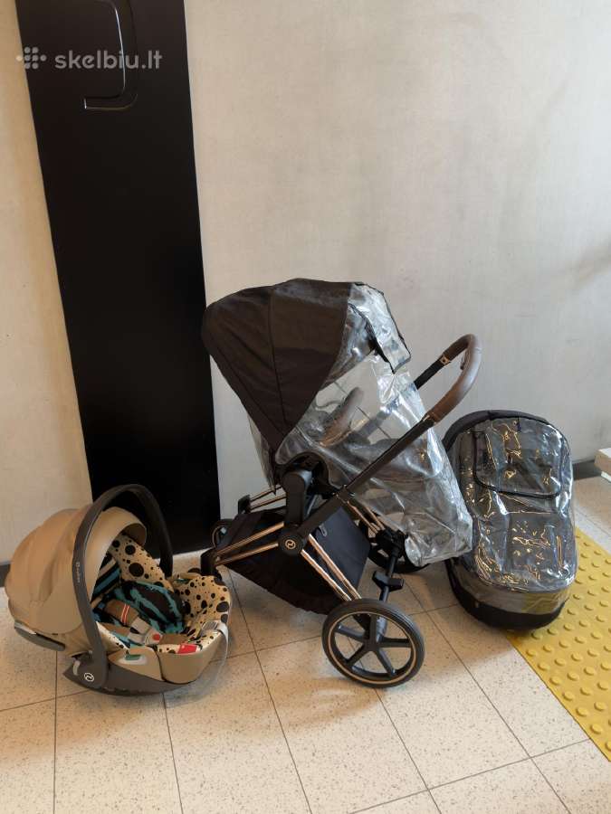 Cybex priam V4 3in1 Rose gold važiuoklė - nuotraukos Nr. 9