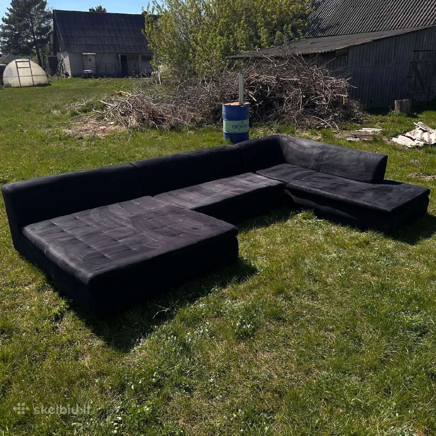 Didelė, modulinė sofa - 4m pločio