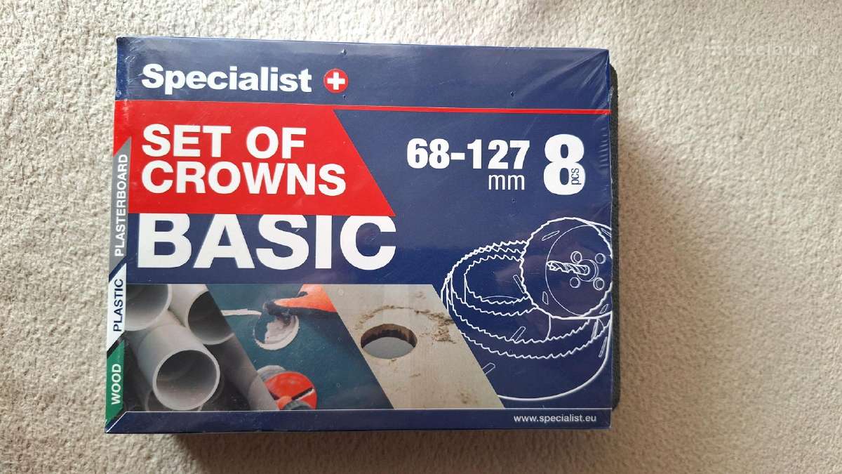Gręžimo karūnų rinkinys Specialist+ 68-127mm