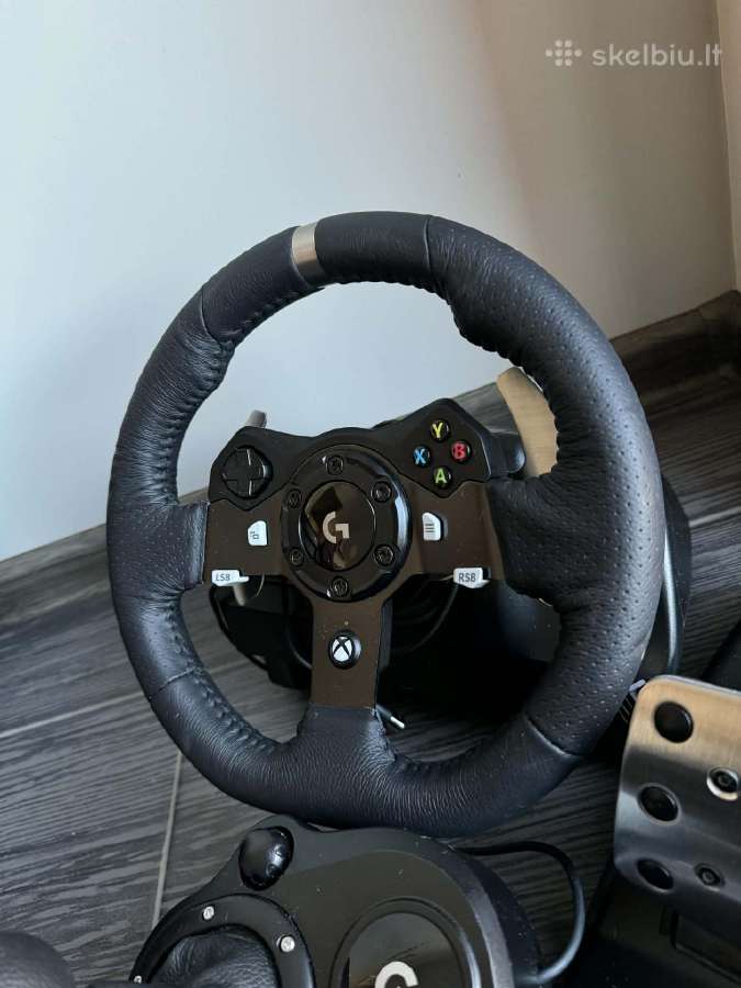 Logitech G920 Driving Force + pavarų svirtis - nuotraukos Nr. 8