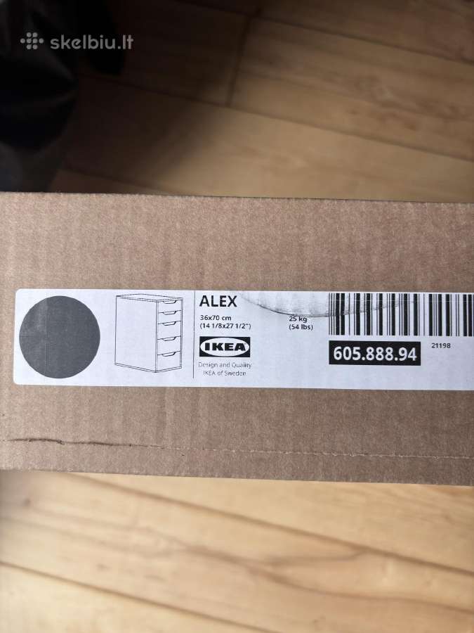 Ikea alex black