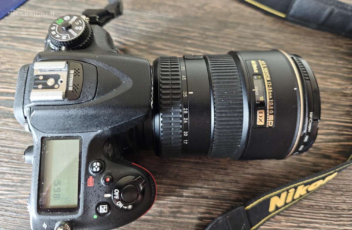 Nikon 7100d ir objektyvai.