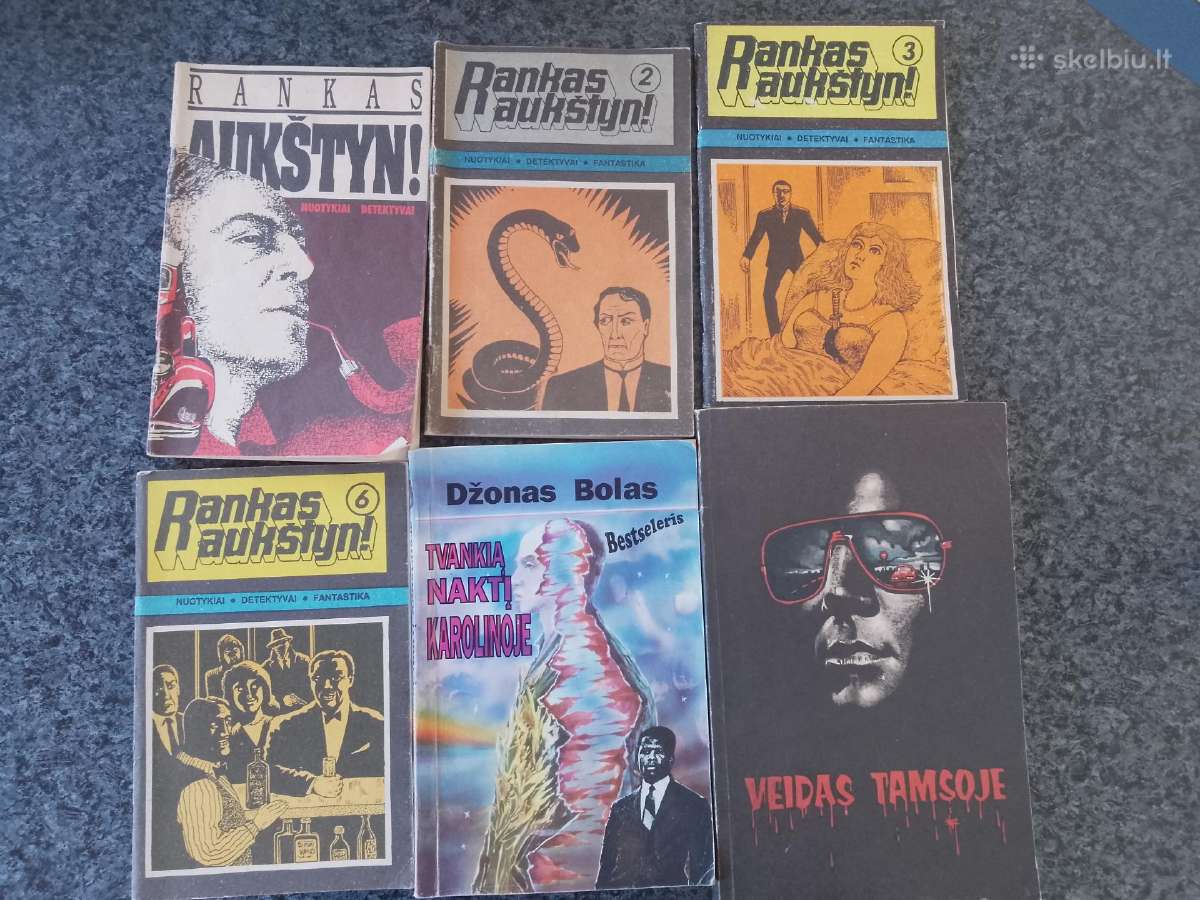 "Rankas aukstyn" serijos detektyvai