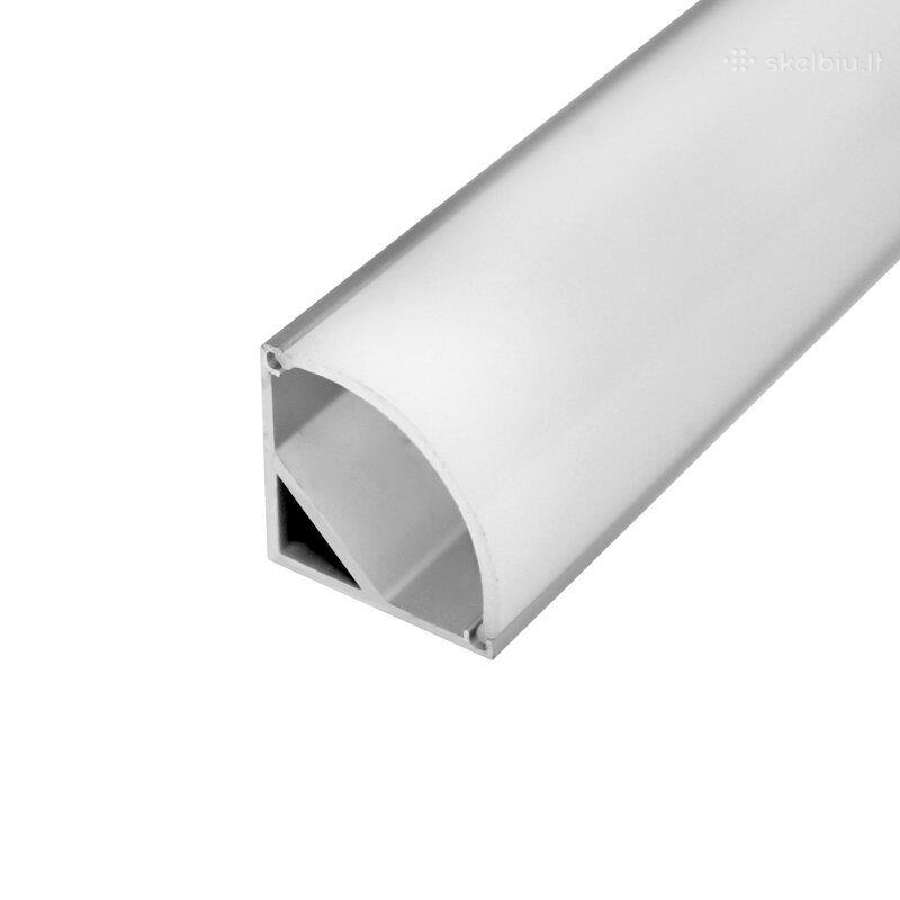 LED profilis 003w 45 laipsnių kampinis - nuotraukos Nr. 2