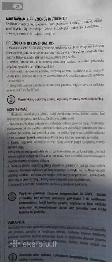 Virtuvės plautuvė Akvasanita Nauja - nuotraukos Nr. 5