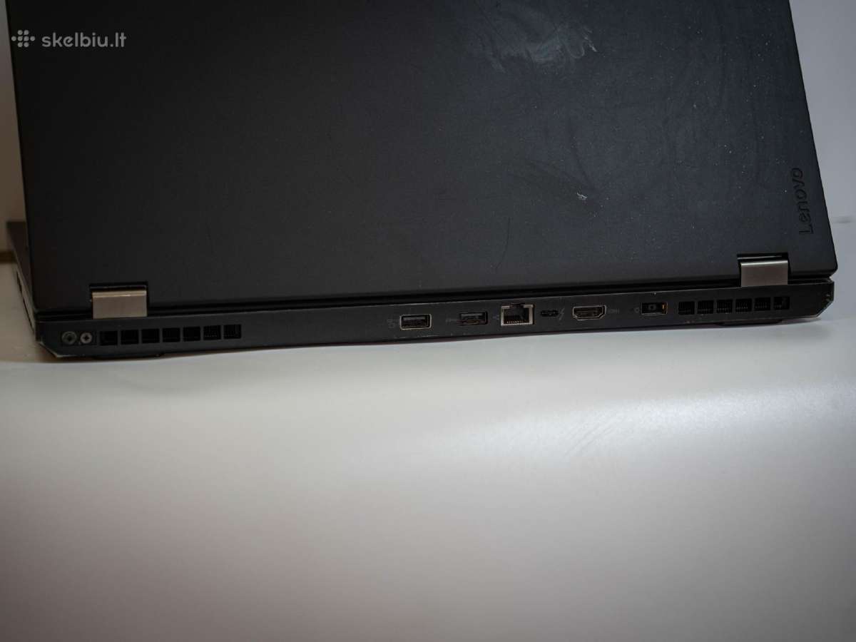 Lenovo Thinkpad P50 / i7-6820hq / 16gb / 256ssd - nuotraukos Nr. 8