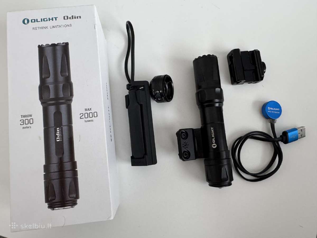 Olight odin 2000lumens prožektorius