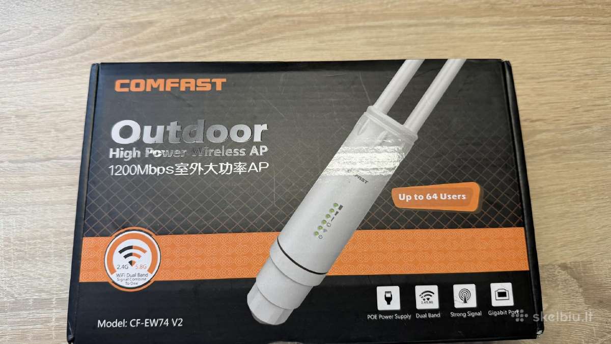 Comfast lauko kartotuvas (repeater)