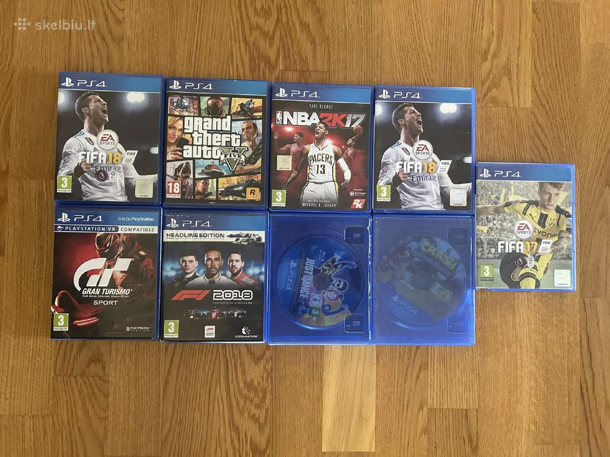 Playstation 4 Pro bei vairas su žaidimais - nuotraukos Nr. 6