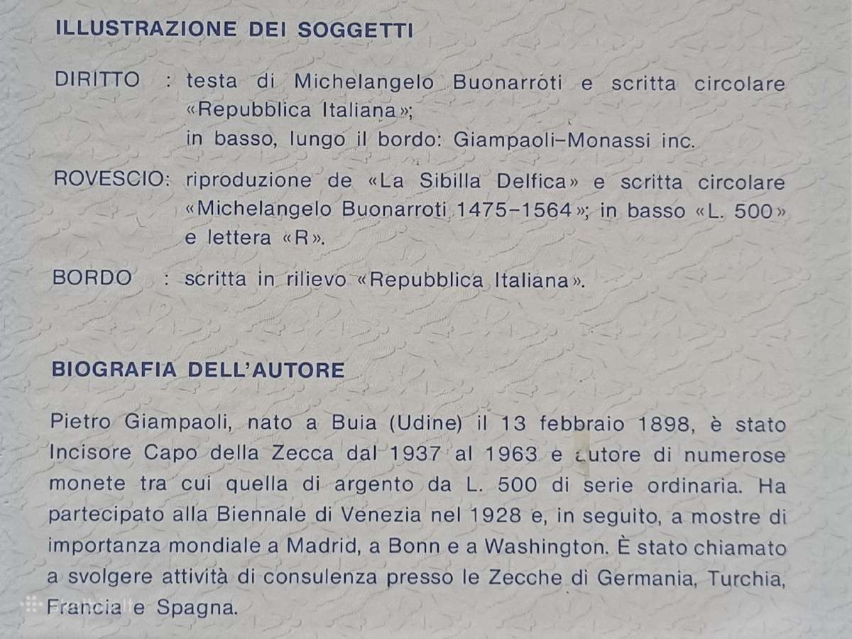 500 lirų 1975m. Italija sidabras 835 unc. - nuotraukos Nr. 5