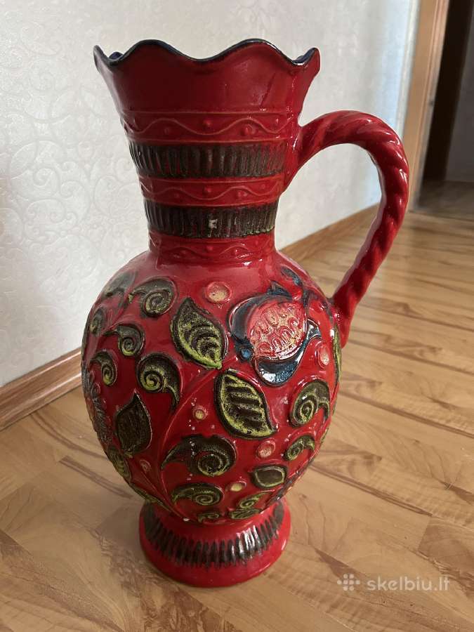 Vintažinė keramikinė vaza dideli
