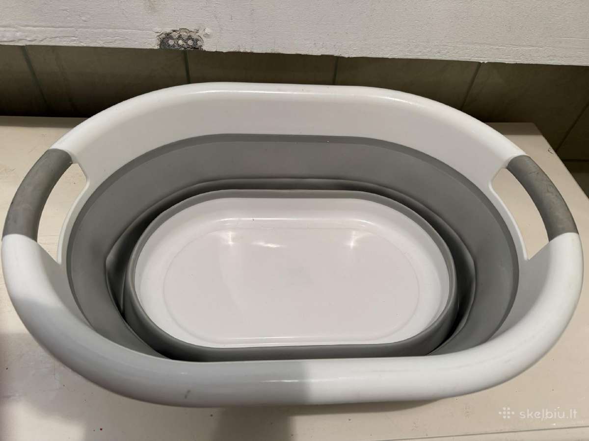 Plovimo indas sulankstomas