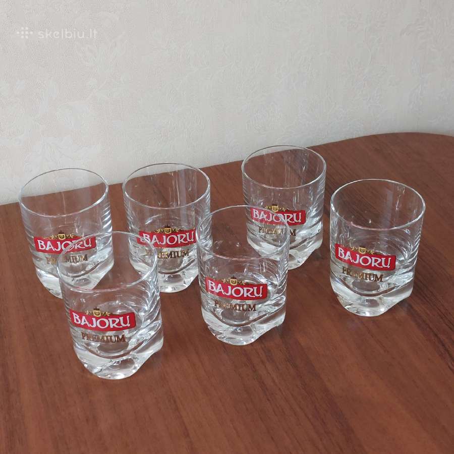 Kolekcinės stiklinės Bajorų premium