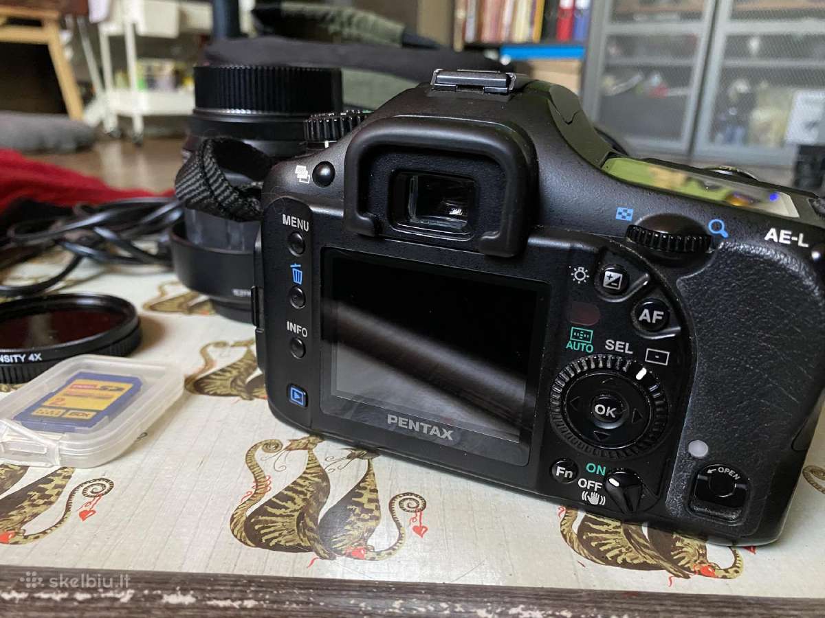 Fotoaparatas Pentax K10 komplektas - nuotraukos Nr. 4