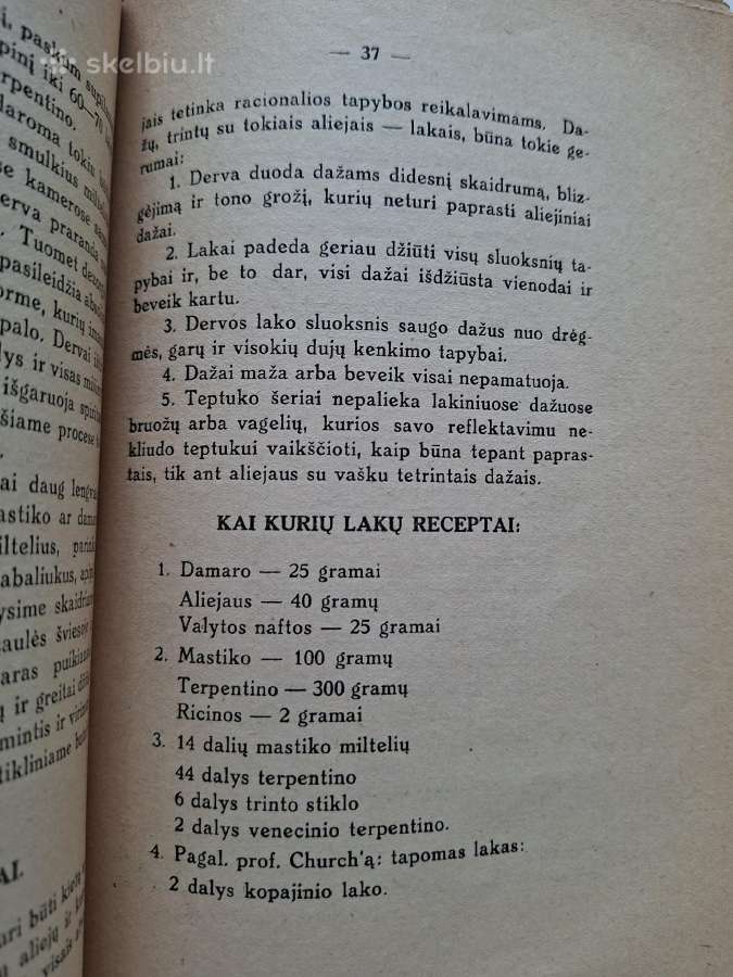 P. Kalpokas. Tapybos technikos vadovėlis. 1930 m. - nuotraukos Nr. 3