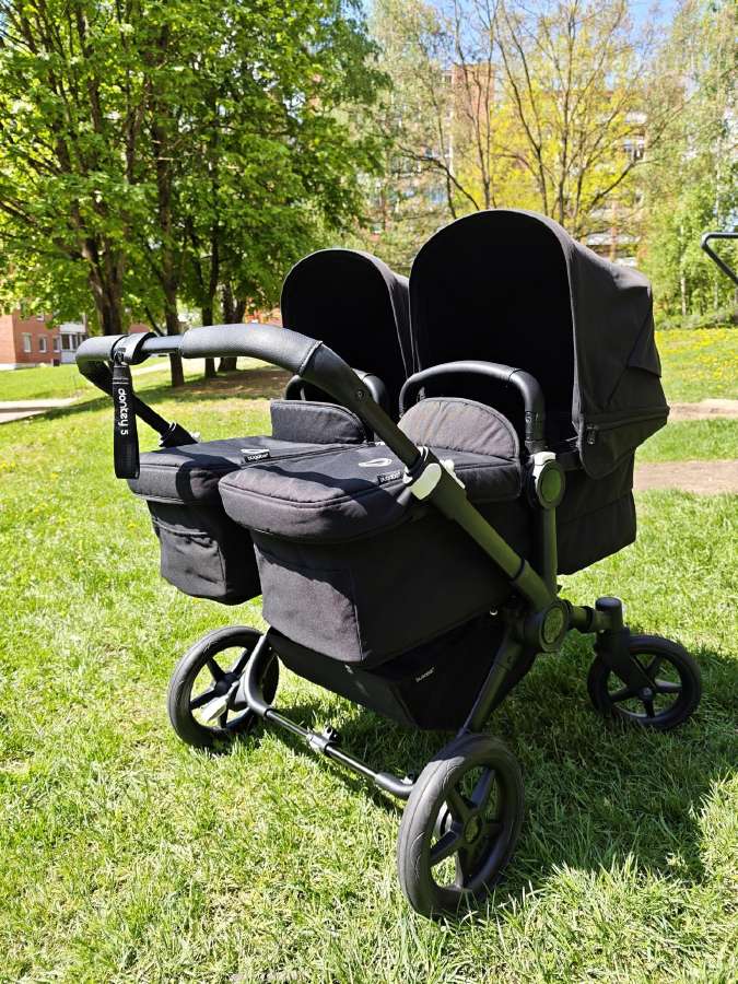 Bugaboo Donkey 5 Twin vežimas dvynukams