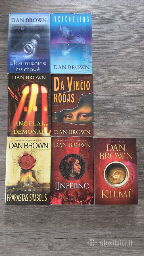 Dan Brown Knygų rinkinys