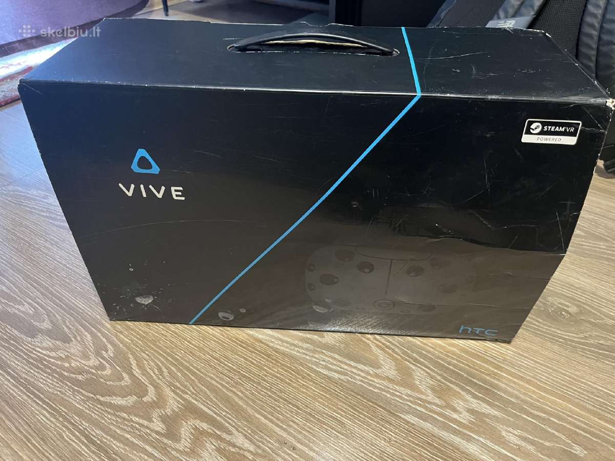 HTC Vive Vr + kontroleriai + base station – veikia