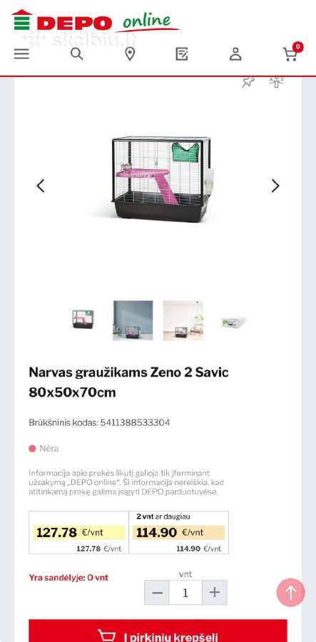 Narvas graužikams labai geros būklės - nuotraukos Nr. 8