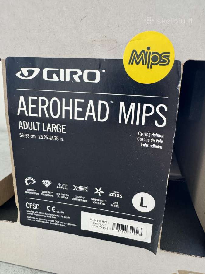 TT šalmas Giro Aerohead Mips Helmet Dydis L - nuotraukos Nr. 5