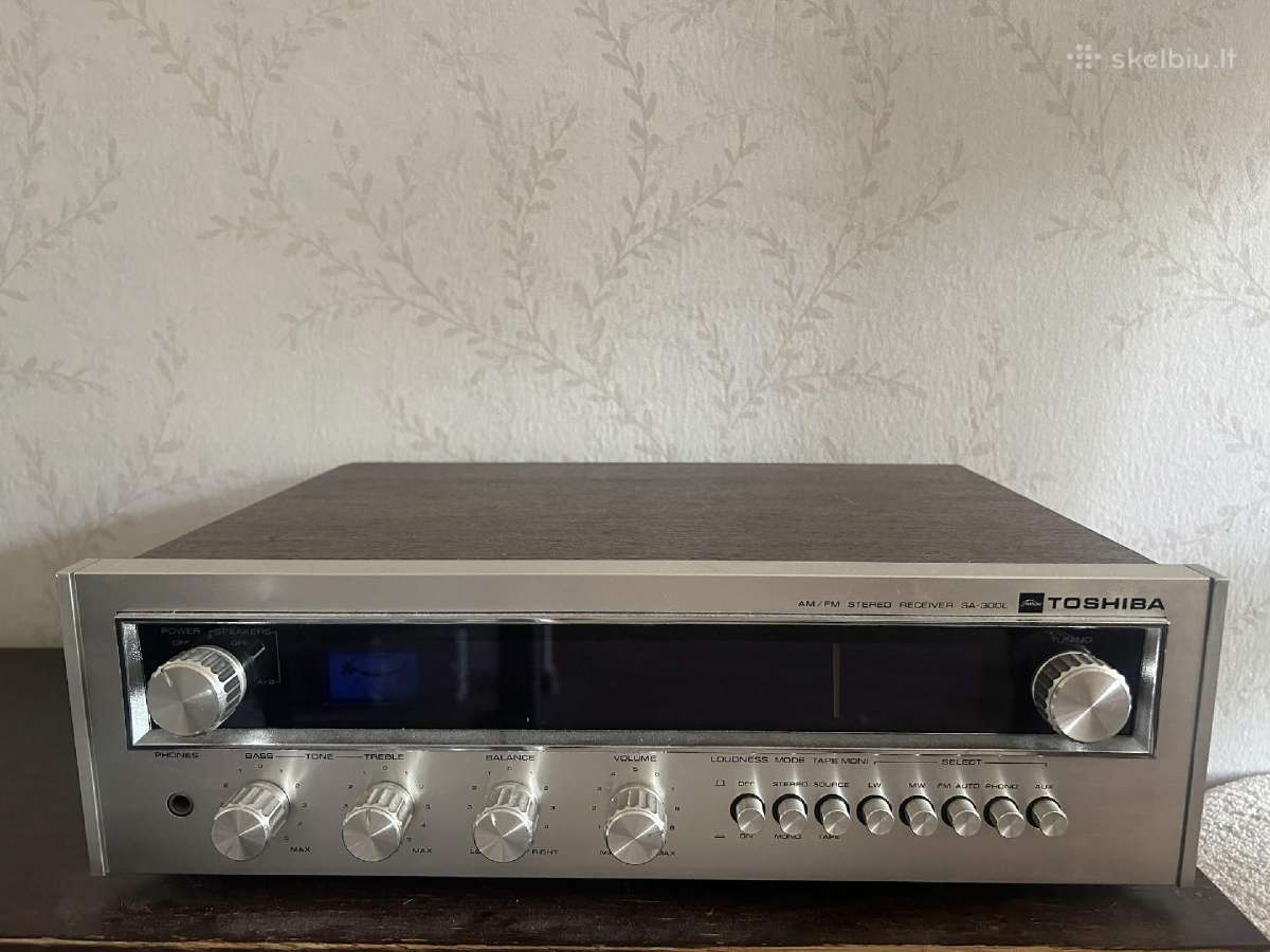 Vintažinis Toshiba Sa-300l stereo stiprintuvas