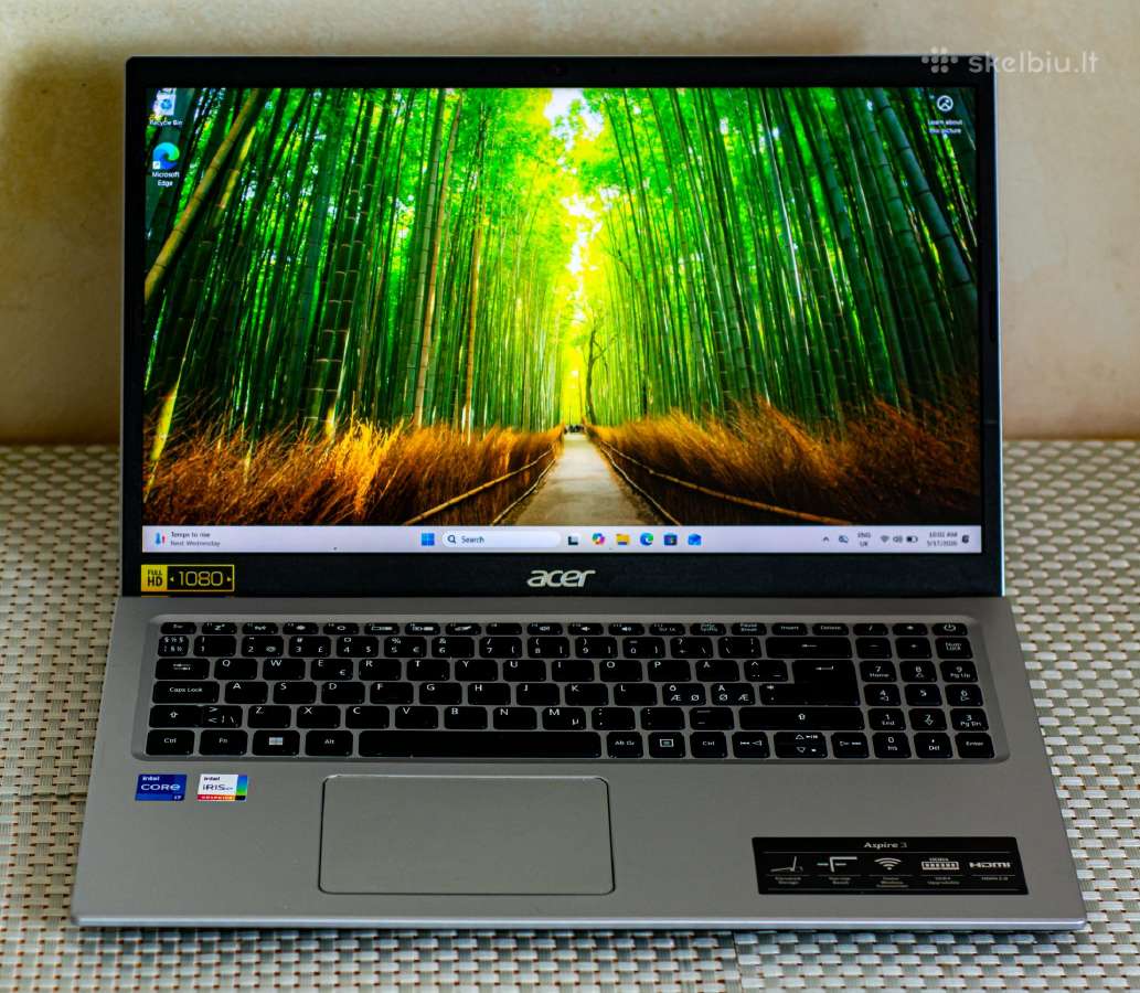 Nešiojamas kompiuteris Acer Aspire 315-58 - nuotraukos Nr. 2