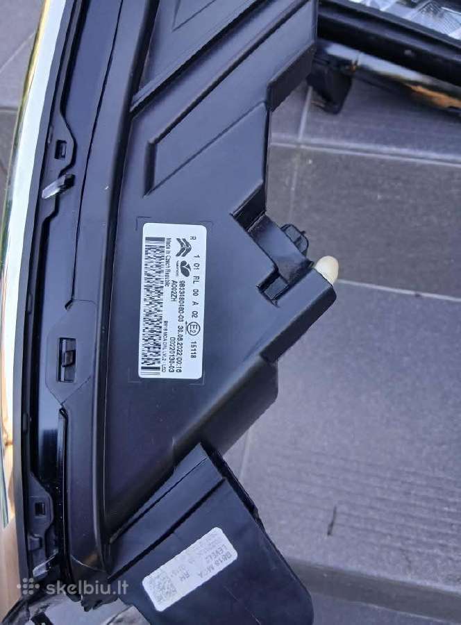 9833480680 ir 9833480480 citroen c3 2022 drl - nuotraukos Nr. 6
