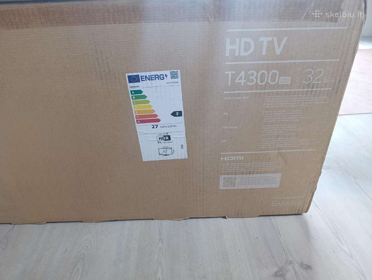 Neišpakuotas Samsung HD TV T4300 įstrižainė 32' - nuotraukos Nr. 3