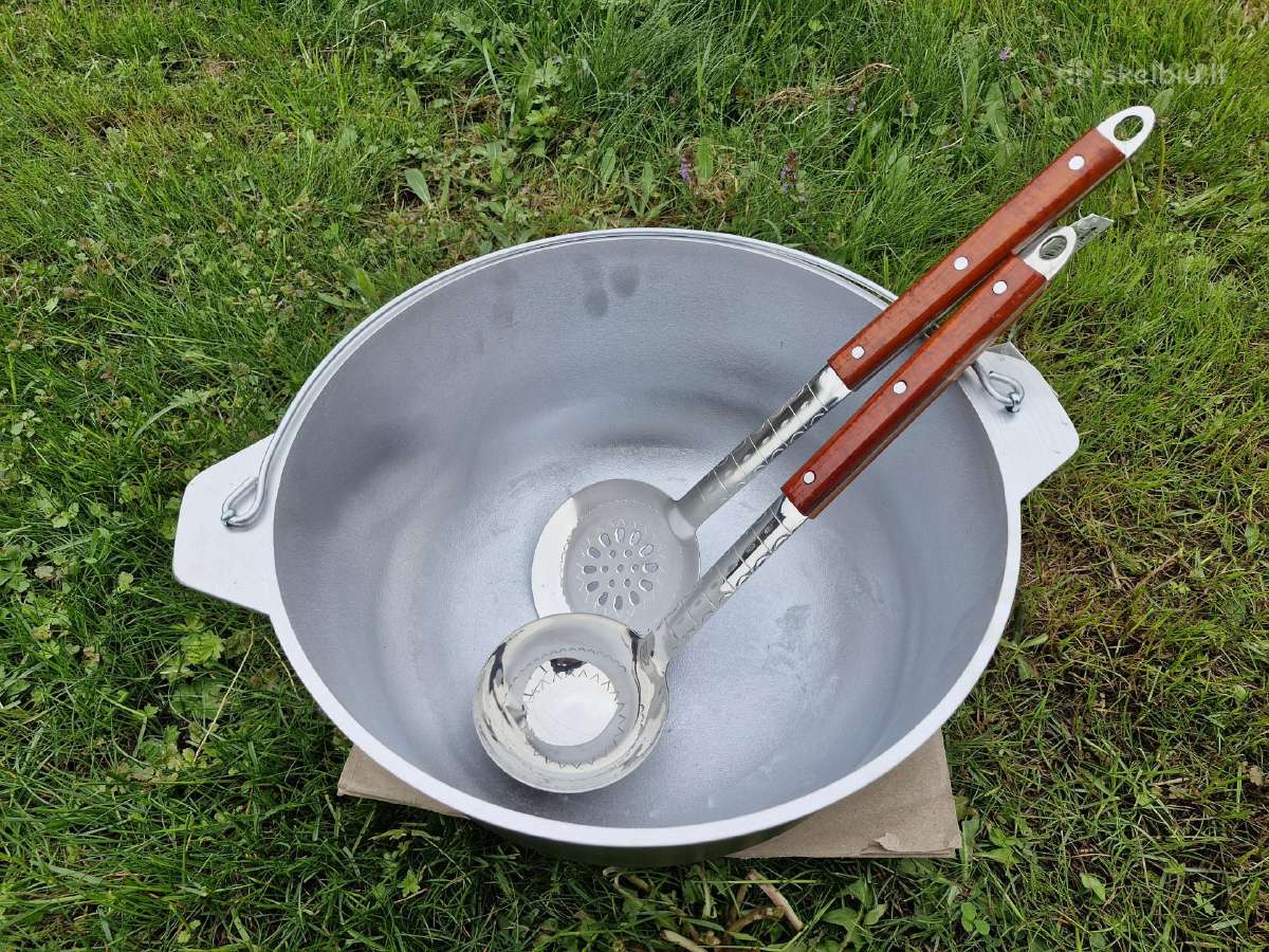 Turistinis puodas kazanas aliumininis 5,8,10 litru - nuotraukos Nr. 25