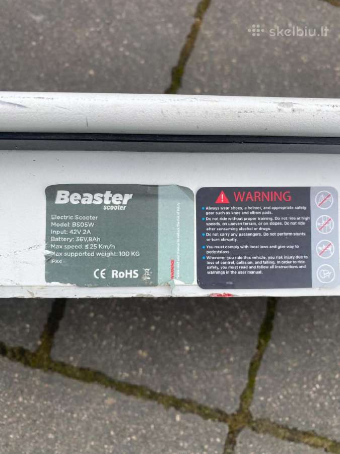 Beaster paspirtukas Bso5w - nuotraukos Nr. 3