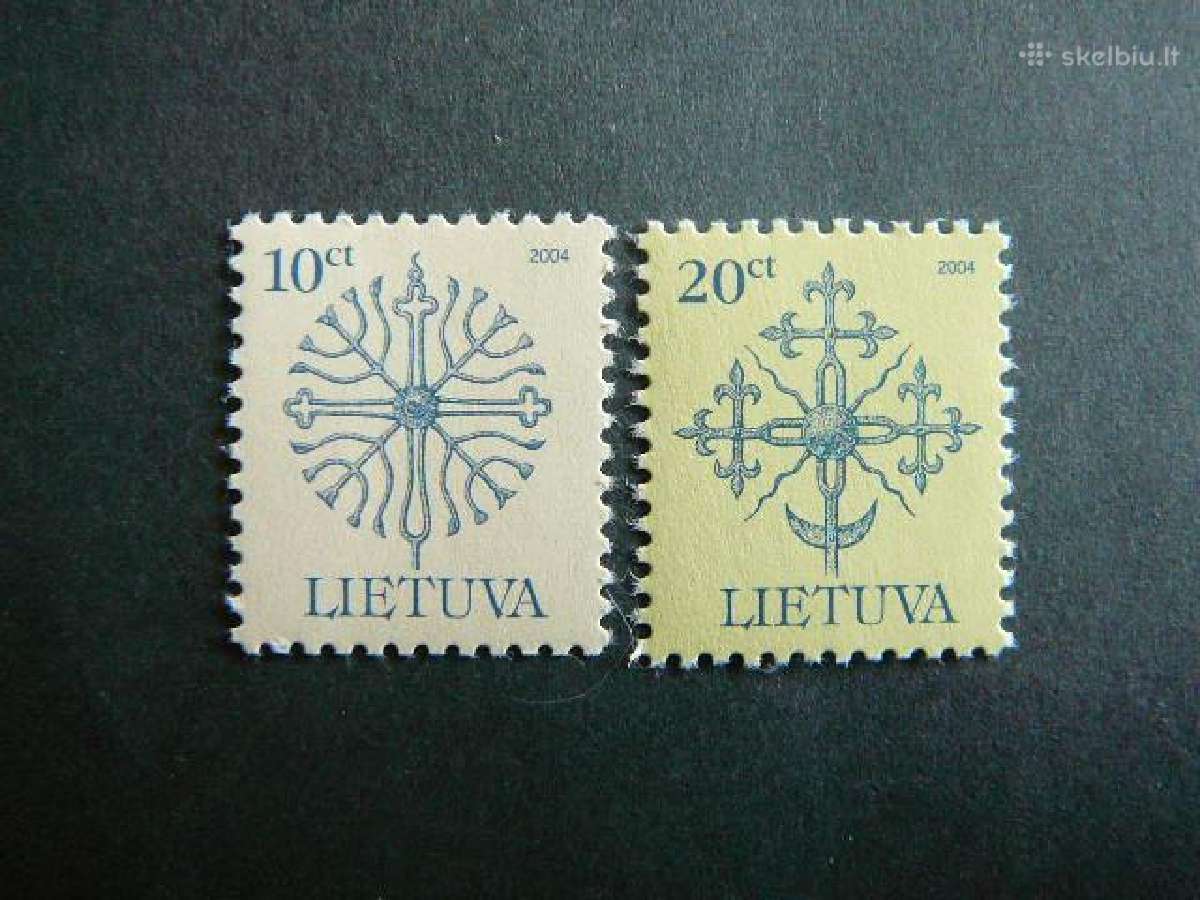 Standartai Lietuva 2004 Mnh lit717/8t