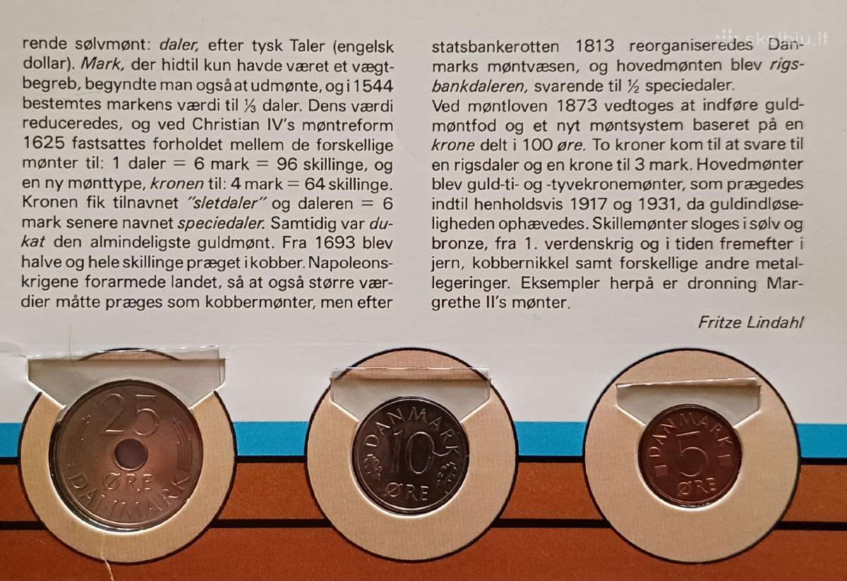 Danija 1986 unc. - nuotraukos Nr. 2