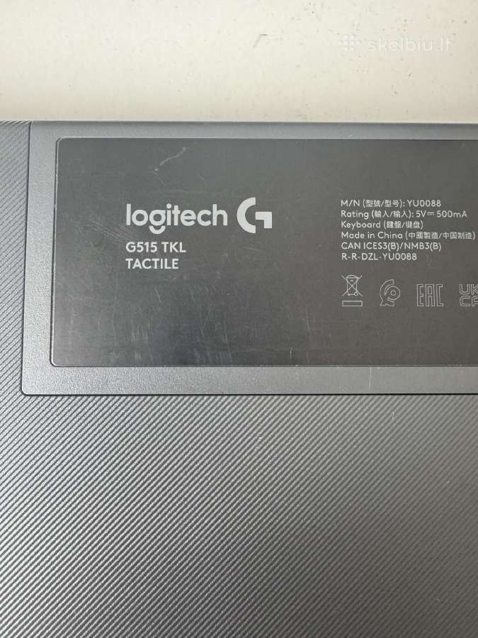 Logitech G515 Tkl tactile - nuotraukos Nr. 2