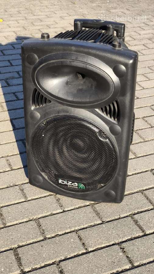 Nešiojama garso kolonėlė Ibiza Sound Port12uhf-bt