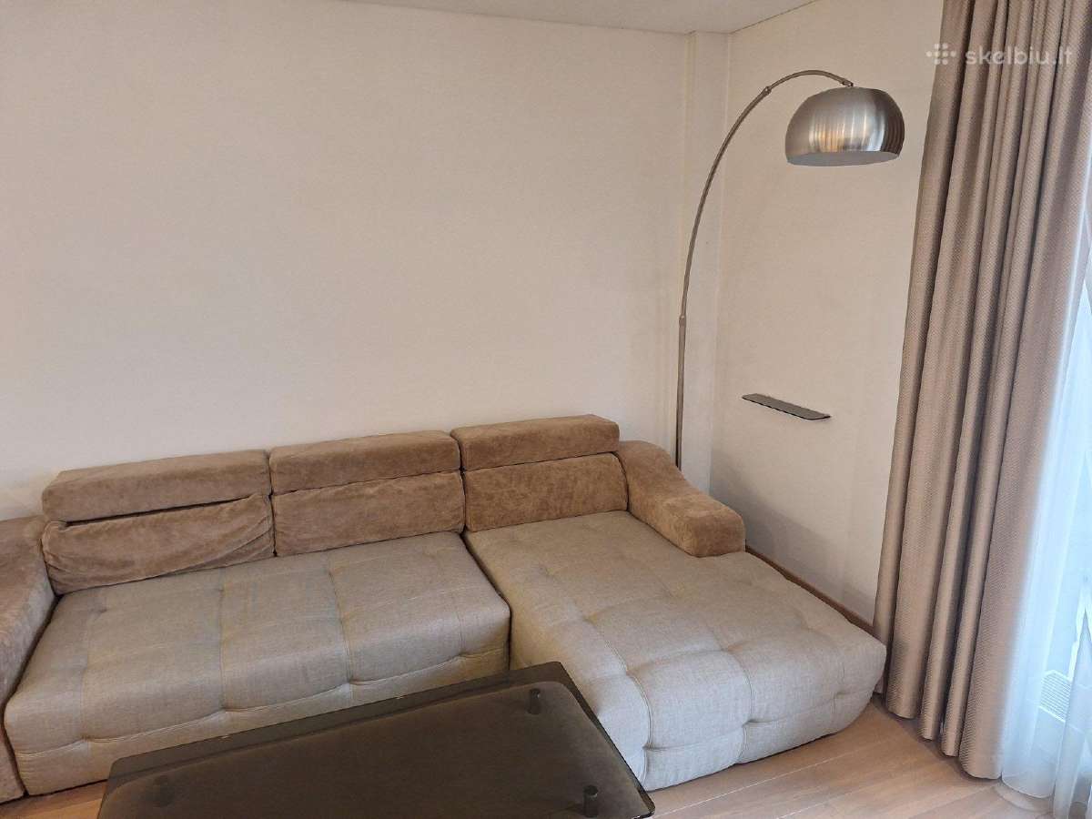 Modulinė minkšta kampinė sofa su miegama funkcija