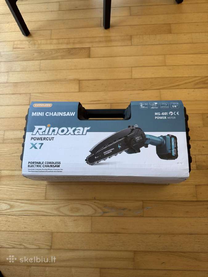 Rinoxar Powercut X7 mini akumuliatorinis pjūklas
