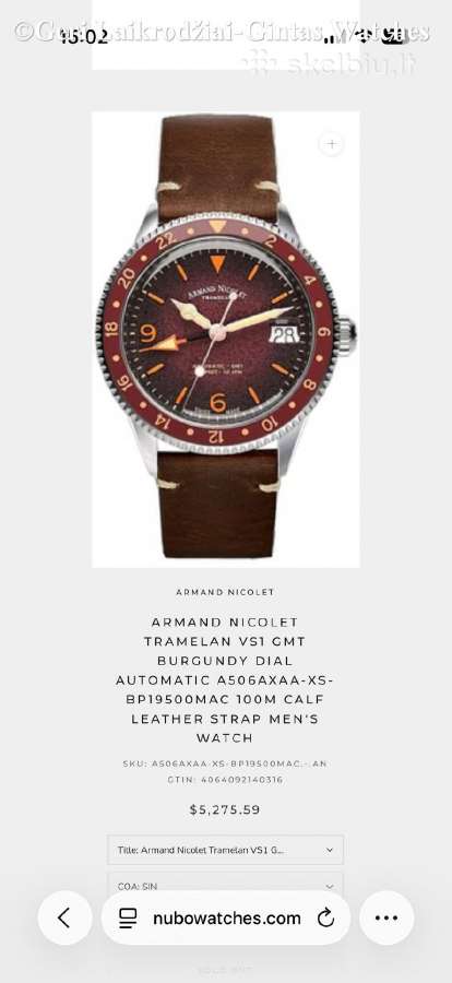 Armand Nicolet Tramelan - nuotraukos Nr. 17