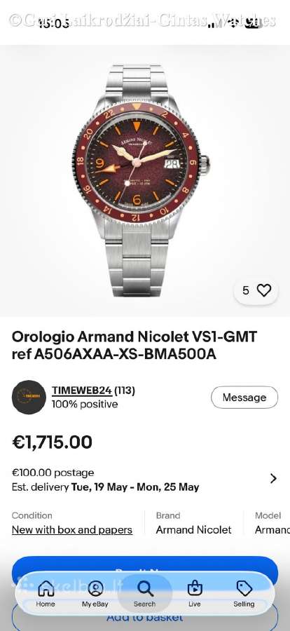 Armand Nicolet Tramelan - nuotraukos Nr. 19