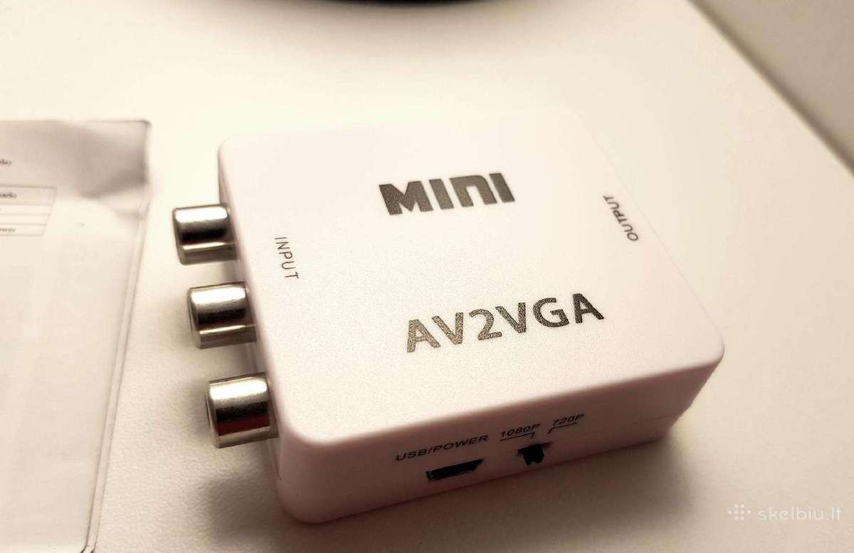 AV Rca Cvbs To Vga Video konverteris - nuotraukos Nr. 3