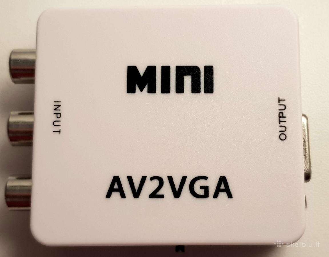 AV Rca Cvbs To Vga Video konverteris - nuotraukos Nr. 7